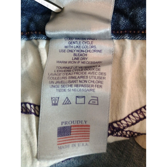 NYDJ Legging Jeans Womens 6 Blue Dark Wash Mid Rise Stretch Lift Tuck Technology - Picture 14 of 14